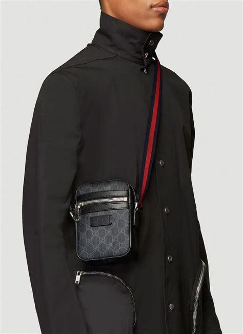 gucci city black mens bag|Gucci man bag prices.